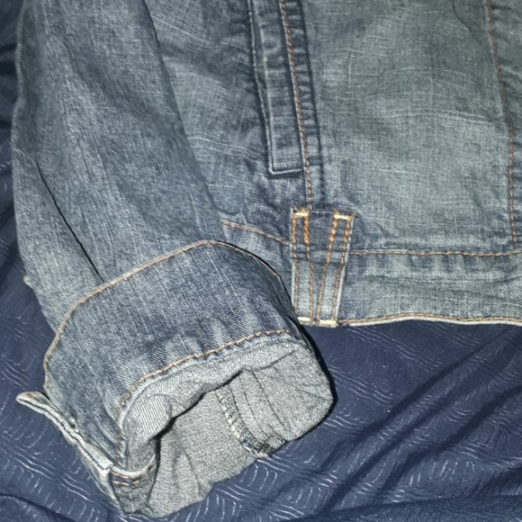 Full Length Jean Jacket Size XL - Picture 2 of 4